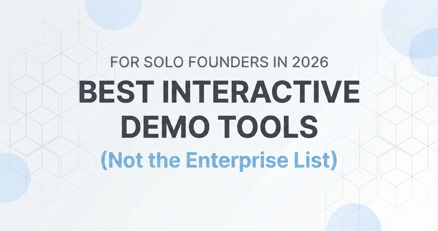 Interactive product tours compared
